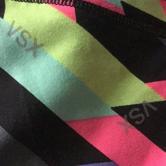 Victoria’s Secret Vsx Sport Knockout Multicolor Neon Print High Waist Leggings - Picture 7 of 7